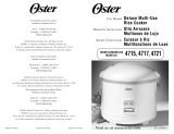Oster 4717 Manual de usuario