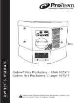 ProTeam GoFree Flex Pro Battery/Charger El manual del propietario