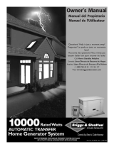 Briggs & Stratton 10000 Watt Home Generator System Manual de usuario