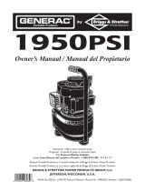 Briggs & Stratton GENERAC 1950PSI El manual del propietario
