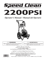 Simplicity 2200 PSI Manual de usuario
