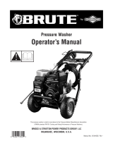 Simplicity OPERATOR'S MANUAL 3400@2.8 BRUTE PRESSURE WASHER MODEL 020459-0 Manual de usuario