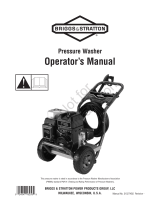 Simplicity OPERATOR'S MANUAL BRIGGS & STRATTON 3200@3.0 PRESSURE WASHER MODEL- 020478-0 Manual de usuario