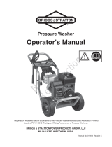 Simplicity PRESSURE WASHER, BRIGGS & STRATTON 3000@2.8 MODEL 020504-01 Manual de usuario