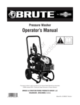 Simplicity OPERATOR'S MANUAL 2500@2.3 BRUTE PRESSURE WASHER MODEL 020513-00 Manual de usuario
