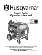 Simplicity PRESSURE WASHER, 3300@3.2 HUSQVARNA MODEL 020524-01 Manual de usuario