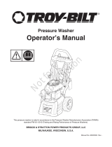 Simplicity PRESSURE WASHER TROY-BILT 3100@2.7 MODEL 020641-00 Manual de usuario