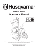 Simplicity PRESSURE WASHER, HUSQVARNA 3700/4000 PSI MODELS 020695-00, 020696-00 Manual de usuario