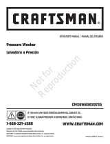 Simplicity PRESSURE WASHER CRAFTSMAN 3200 PSI MODEL 020735-00 Manual de usuario