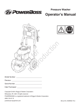 Simplicity PRESSURE WASHER POWERBOSS 2800/3000 MODELS 020776-00, 020780-00 Manual de usuario