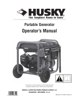 Simplicity OPERATOR'S MANUAL 5000 WATT HUSKY PORTABLE GENERATOR MODEL- 030436-0 Manual de usuario