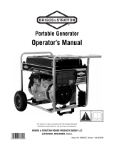 Simplicity OPERATOR'S MANUAL BRIGGS & STRATTON 5000 WATT GENERATOR MODEL- 030451-0 Manual de usuario