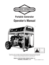 Simplicity PORTABLE GENERATOR, 5000 WATT BRIGGS & STRATTON MODEL 030551-01 El manual del propietario