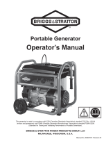 Simplicity PORTABLE GENERATOR, BRIGGS & STRATTON 3500 KW MODEL 030623-00 Manual de usuario