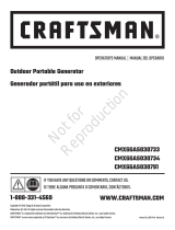 Simplicity PORTABLE GENERATOR CRAFTSMAN 7000/8000 MODEL 030733-00, 030734-00, 030791-00 Manual de usuario