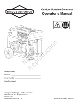 Briggs & Stratton 030738-01 Manual de usuario