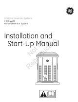 Simplicity INSTALLATION MANUAL GE 7KW STANDBY MODEL- 040315A-0 El manual del propietario
