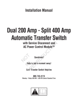 Simplicity DUAL 200 AMP/ SPLIT 200 AMP ATS W/ ACCM Guía de instalación