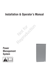 Simplicity INSTALLATION/OPERATOR'S MANUAL POWER MANAGER MODEL- 071035-1 Manual de usuario