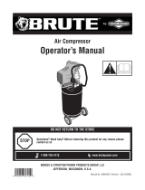 Simplicity OPERATOR'S MANUAL BRUTE 15 GALLON AIR COMPRESSOR MODEL- 074005-0 Manual de usuario