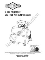 Simplicity AIR COMPRESSOR, 2-GALLON PORTABLE Manual de usuario