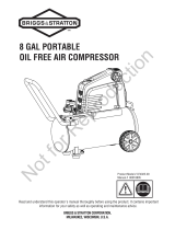 Simplicity AIR COMPRESSOR, 8-GALLON PORTABLE Manual de usuario