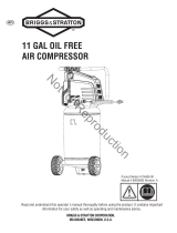 Simplicity AIR COMPRESSOR, 11-GALLON OIL FREE Manual de usuario