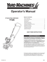 Yard Machines 21AK125G900 Manual de usuario
