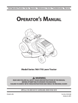 MTD 770 Manual de usuario