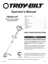Troy-Bilt TB2044 XP Guía de instalación