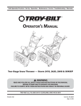 Troy-Bilt 31AS62N2766 Manual de usuario