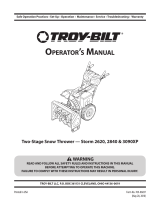 Troy-Bilt 31BM63P3766 Manual de usuario