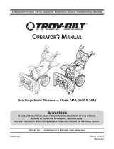 Troy-Bilt 31AS62N2711 Manual de usuario