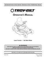 Troy-Bilt 26J Mini-Rider Manual de usuario