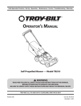Troy-Bilt 12AA25S011 Manual de usuario