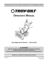 Troy-Bilt 31AM62N2711 Manual de usuario