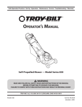 Troy-Bilt 12AI836M011 Manual de usuario