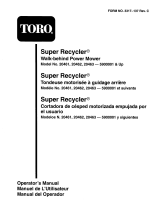 Toro Super Recycler Lawnmower Manual de usuario