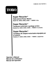 Toro Lawnmower Manual de usuario