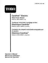 Toro Carefree Electric WPM, 120 VAC Manual de usuario