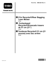 Toro 21in Recycler/Rear Bagging Lawn Mower Manual de usuario
