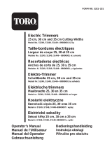 Toro 30cm Electric Trimmer Manual de usuario
