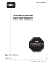 Toro 18in Gas Trimmer / 8in Brushcutter Manual de usuario