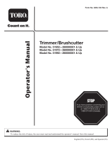 Toro 18in Gas Straight-Shaft Trimmer Manual de usuario