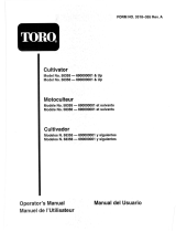 Toro Garden Cultivator Manual de usuario