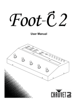 CHAUVET DJ Foot-C Manual de usuario