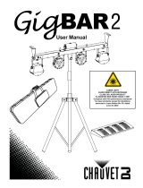 CHAUVET DJ GigBAR 2 LED Multi-Effect Light Manual de usuario