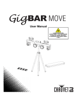 CHAUVET DJ GigBar Move White DJ Complete Light Set Manual de usuario