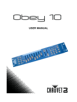 CHAUVET DJ Obey 10 Manual de usuario