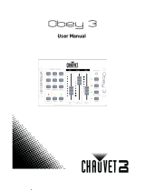 CHAUVET DJ Obey 3 DMX Controller Manual de usuario